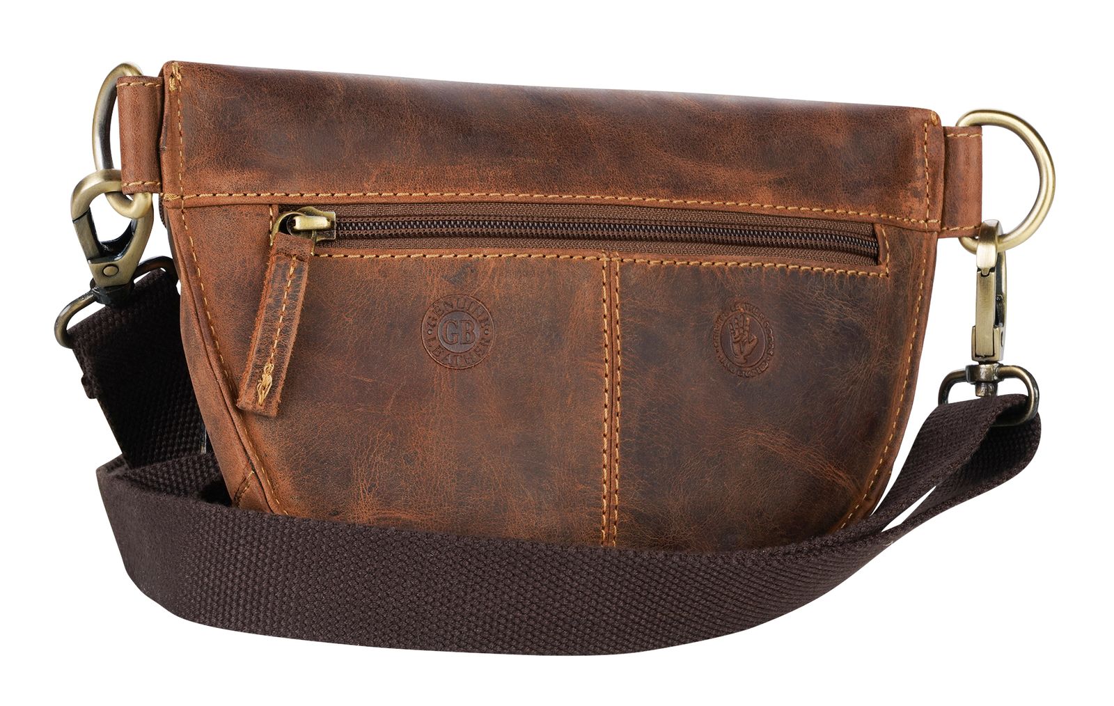 GREENBURRY Vintage Beltbag Brown GREENBURRY Vintage Beltbag Brown