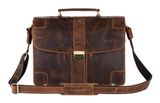 GREENBURRY Vintage Brief Case Brown GREENBURRY Vintage Brief Case Brown
