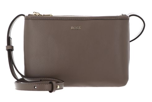 BOSS Sandy Trio Crossbody Brown Overflow