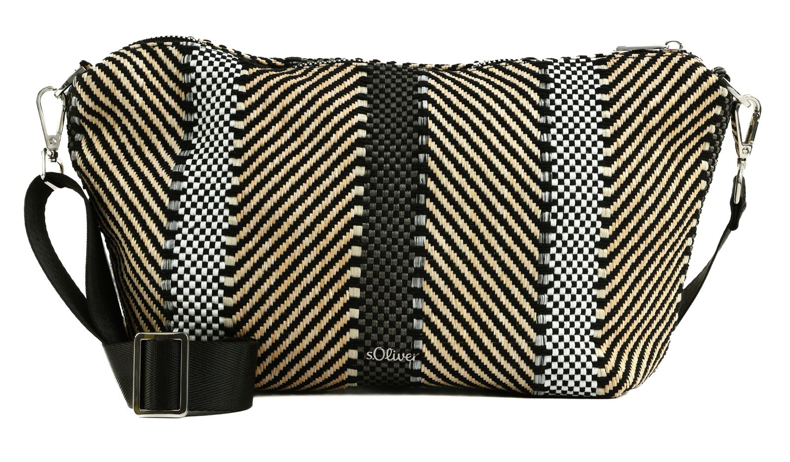 s.Oliver Crossbody Bag Grey / Black
