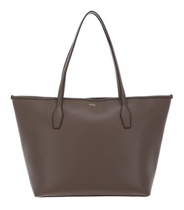 BOSS Sandy Zip Shopper Brown Overflow