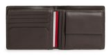 TOMMY HILFIGER TH Central CC Flap and Coin Wallet Coffee Bean