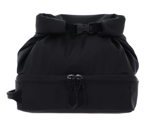 BOSS Stenson Rolltop Washbag Black