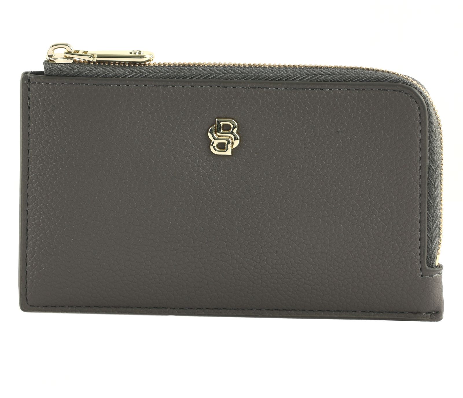 HUGO BOSS Signature Lady Card Holder Taupe HUGO BOSS Signature Lady Card Holder Taupe