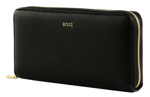HUGO BOSS Signature Lady Travel Wallet Black HUGO BOSS Signature Lady Travel Wallet Black