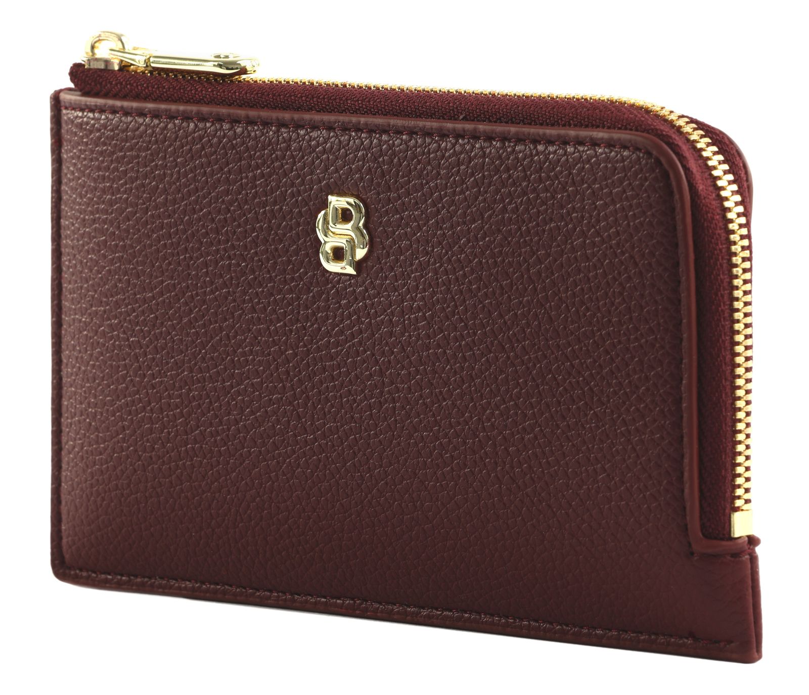 HUGO BOSS Signature Lady Card Holder Burgundy
