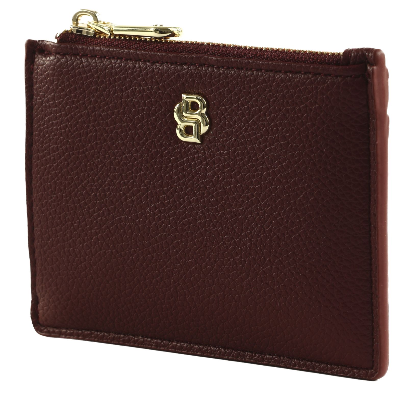 HUGO BOSS Signature Lady Card Holder Burgundy