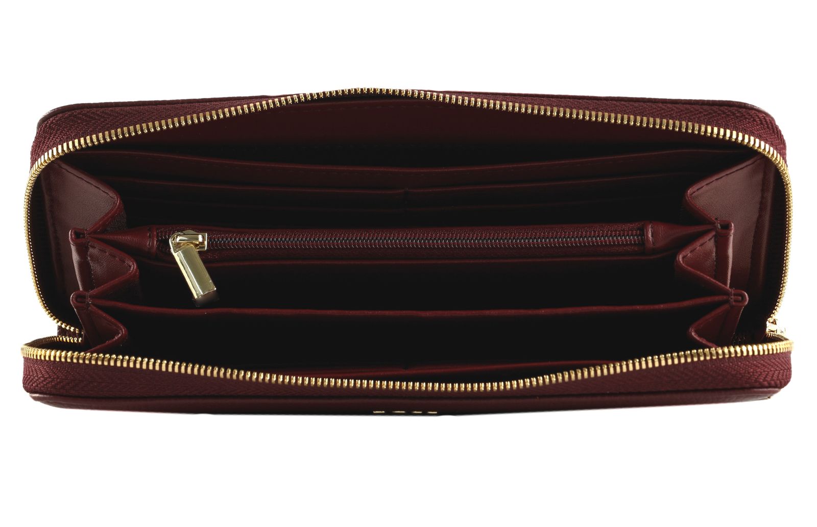 HUGO BOSS Signature Lady Travel Wallet Burgundy HUGO BOSS Signature Lady Travel Wallet Burgundy