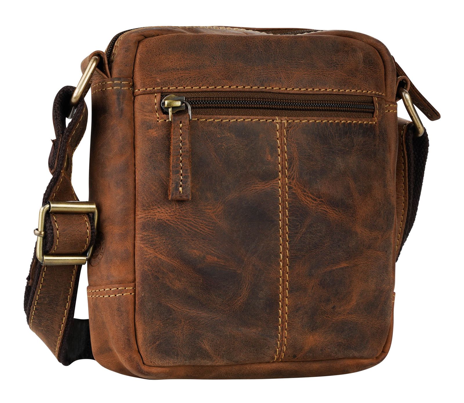 GREENBURRY Vintage Travel - 4 Crossbody Bag Brown GREENBURRY Vintage Travel - 4 Crossbody Bag Brown