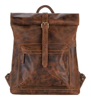 GREENBURRY Vintage Roller Backpack L Brown