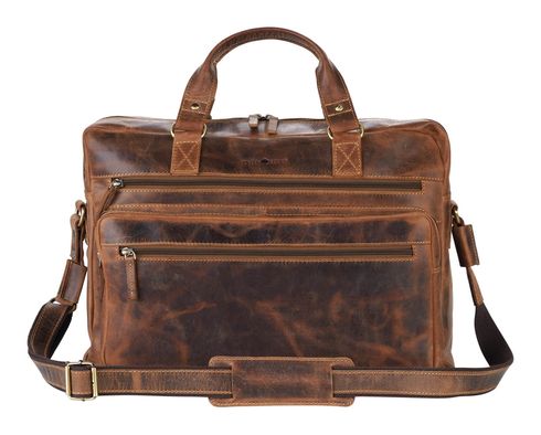 GREENBURRY Vintage Business 17" Officebag Brown