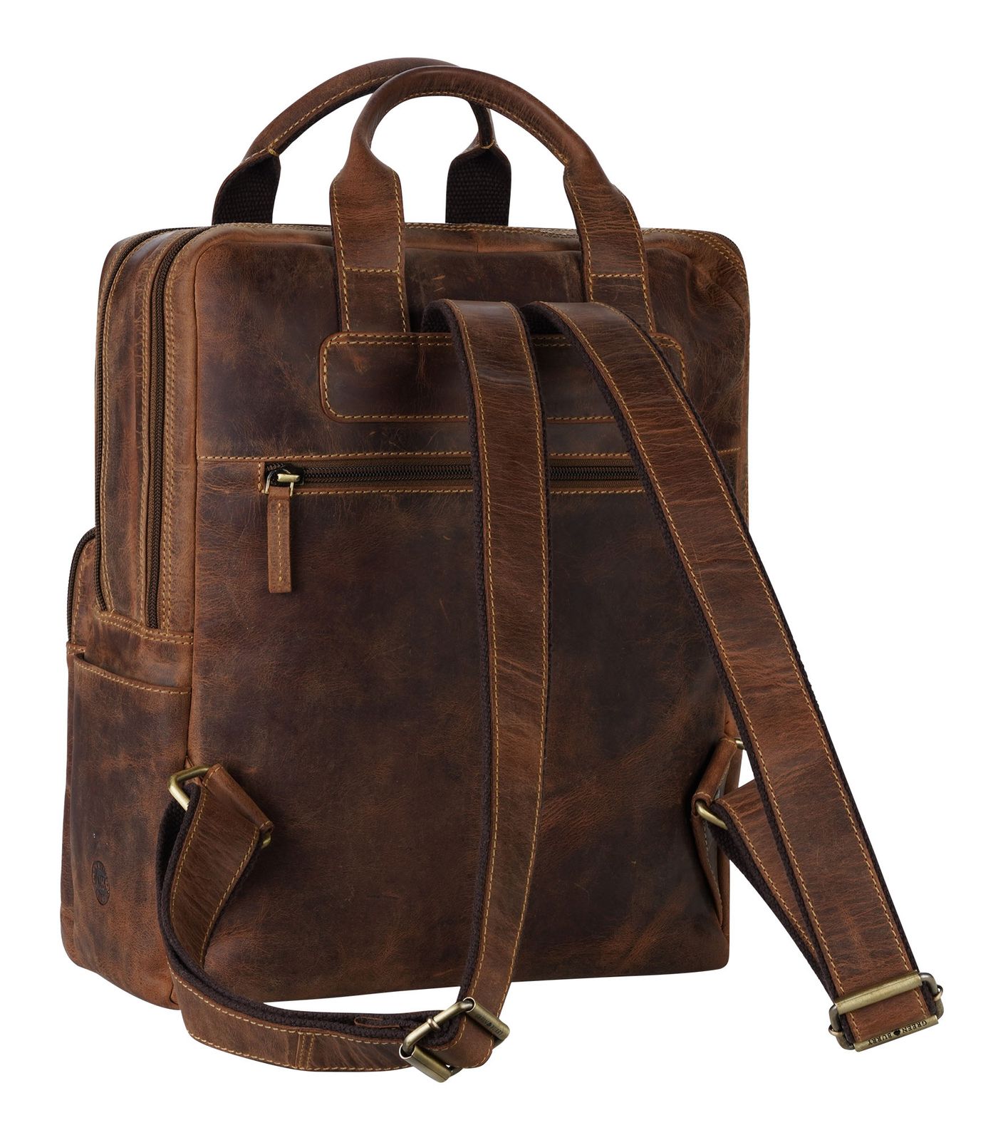 GREENBURRY Vintage Backpack Brown GREENBURRY Vintage Backpack Brown