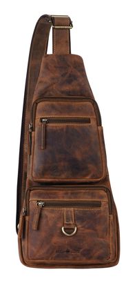 GREENBURRY Vintage Sling Bag Brown