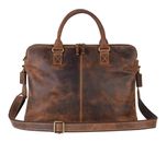 GREENBURRY Vintage Business Shopper Brown