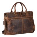 GREENBURRY Vintage Business Shopper Brown