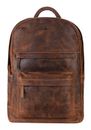GREENBURRY Vintage Backpack Zip Around Brown