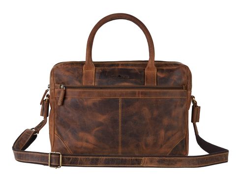GREENBURRY Vintage Laptop Case Brown