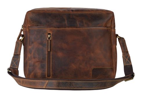 GREENBURRY Vintage Reporter Bag Brown