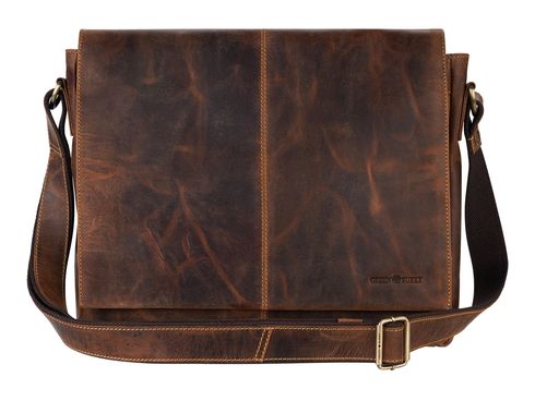GREENBURRY Vintage Messenger Bag Brown