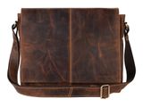 GREENBURRY Vintage Messenger Bag Brown