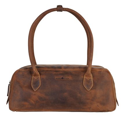 GREENBURRY Vintage East / West Shoulder Bag Brown GREENBURRY Vintage East / West Shoulder Bag Brown