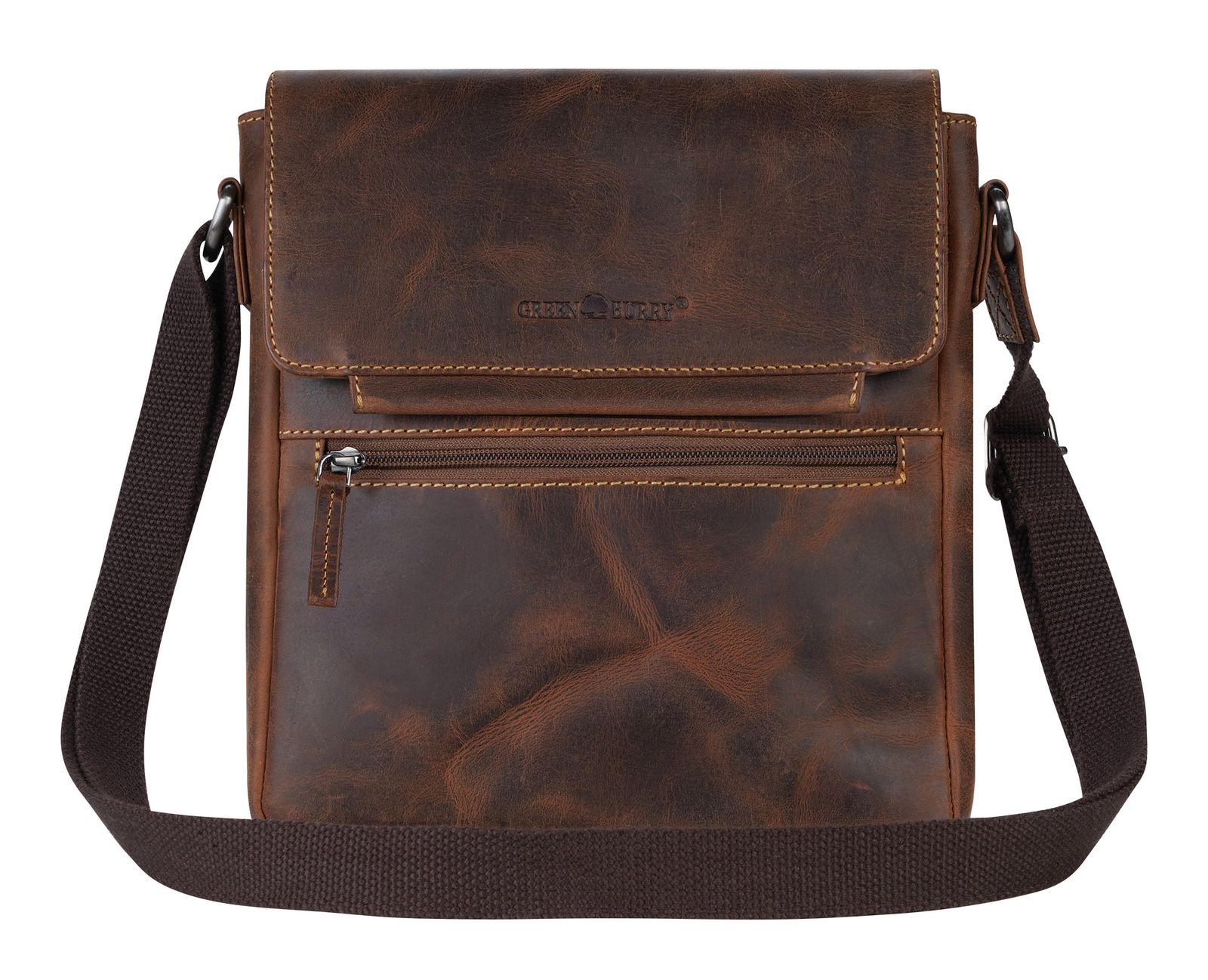 GREENBURRY Vintage Crossbody Bag Brown