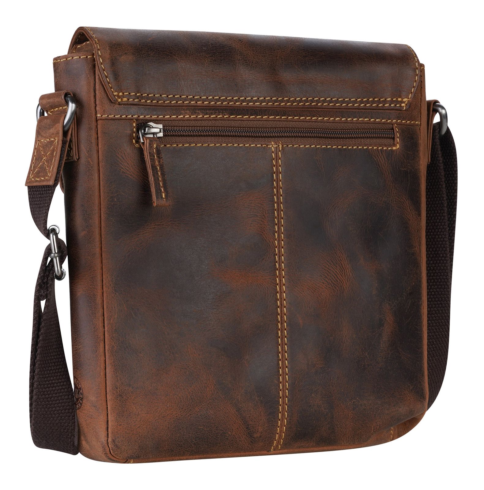 GREENBURRY Vintage Crossbody Bag Brown GREENBURRY Vintage Crossbody Bag Brown