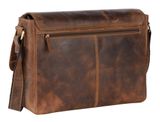 GREENBURRY Vintage Crossbody Bag XL Brown