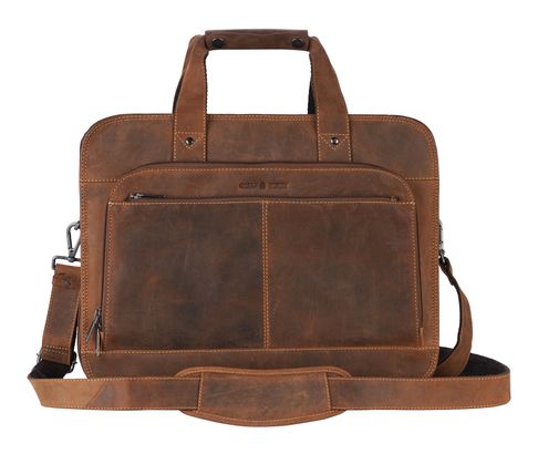 GREENBURRY Vintage Business Trolley Brown