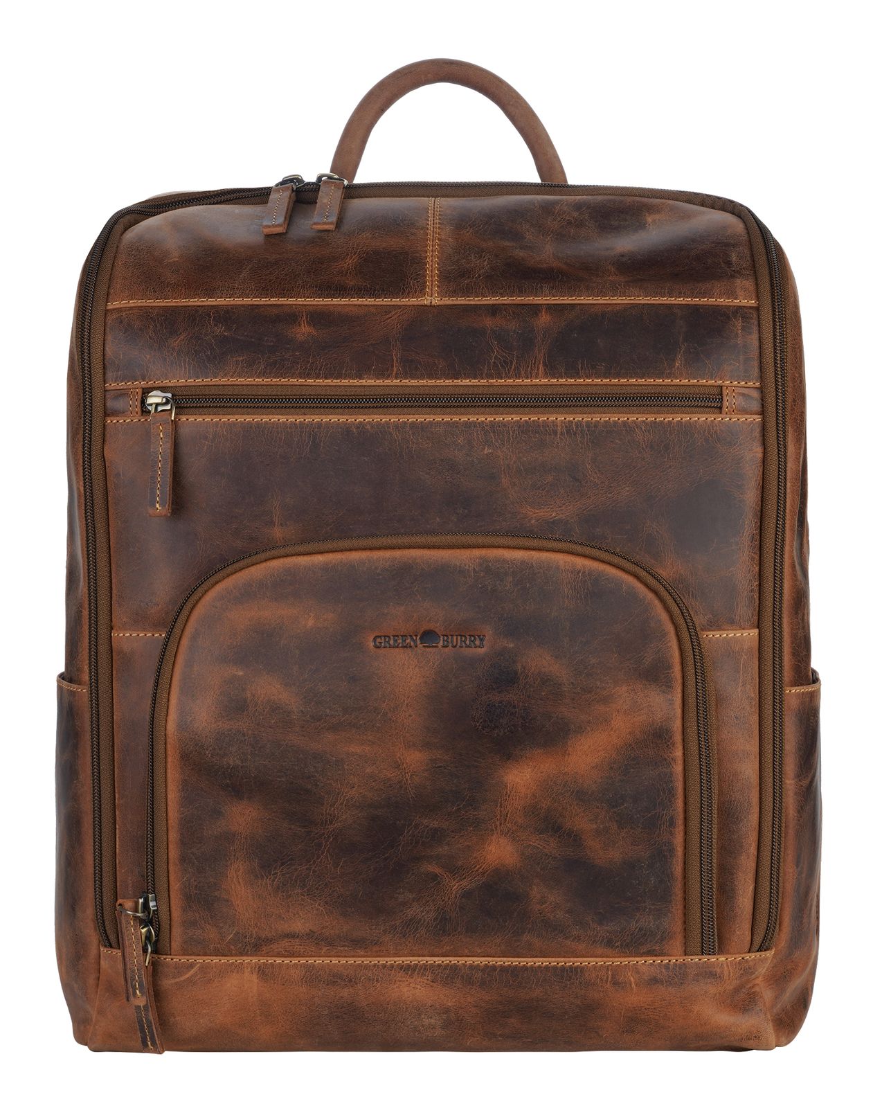 GREENBURRY Vintage Business Backpack XL Brown