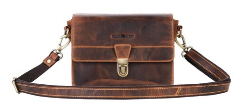 GREENBURRY Vintage Crossbody Bag Brown GREENBURRY Vintage Crossbody Bag Brown