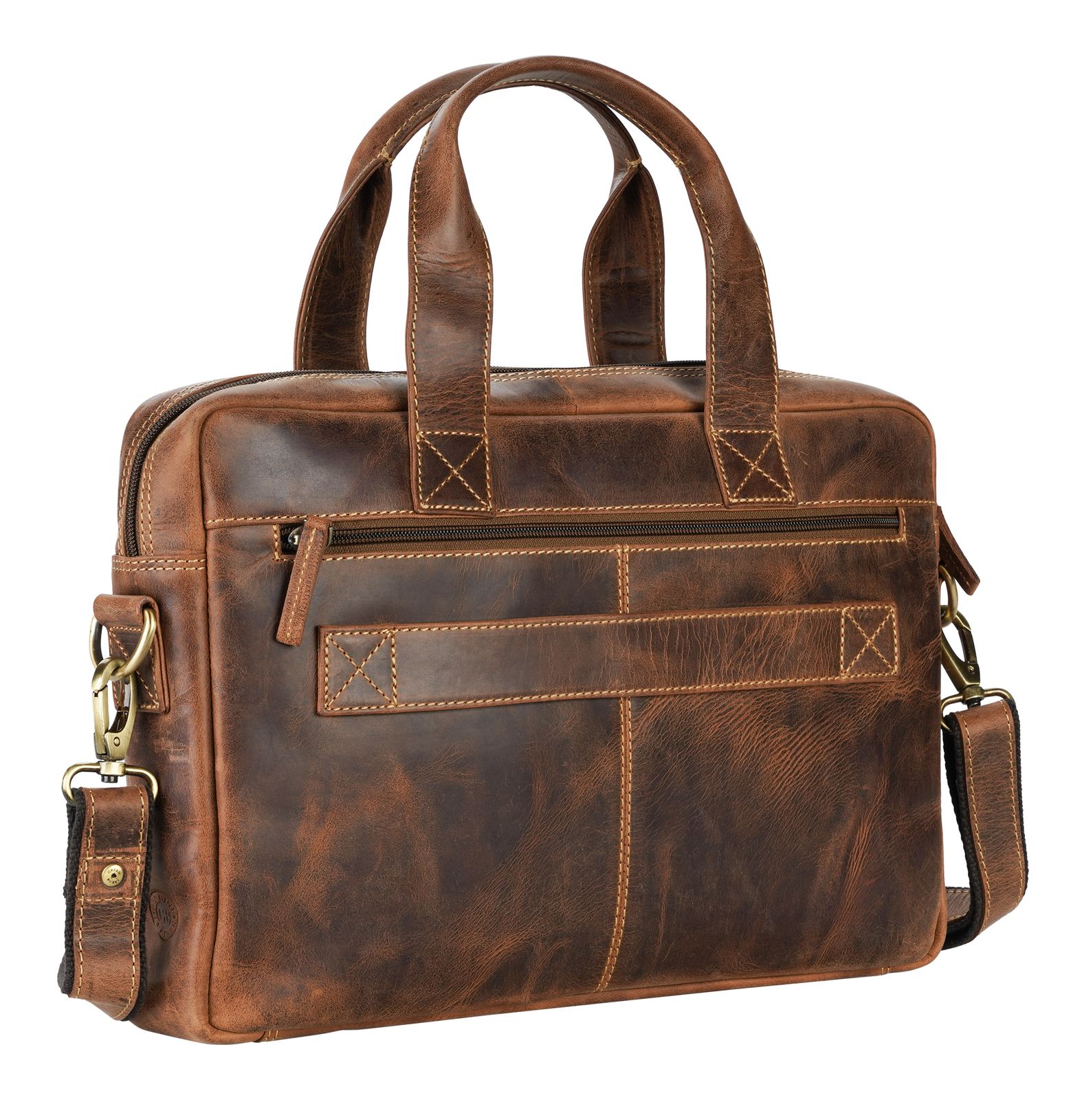 GREENBURRY Vintage Business Bag 15" Brown GREENBURRY Vintage Business Bag 15" Brown