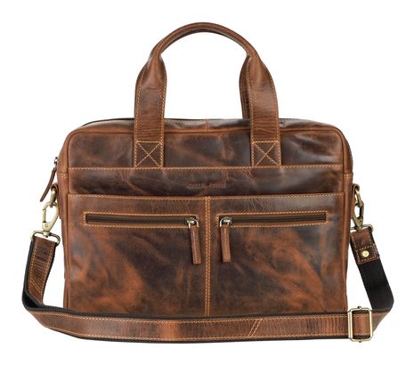 GREENBURRY Vintage Business Bag 15" Brown GREENBURRY Vintage Business Bag 15" Brown