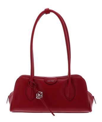 Calvin Klein Emblem Trio Shoulder Bag Bordeaux Wine
