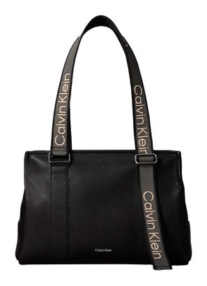Calvin Klein Webbing Strap Tote Black