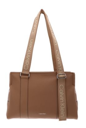 Calvin Klein Webbing Strap Tote Tannin Calvin Klein Webbing Strap Tote Tannin