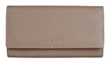 bugatti Emilia Ladies Long Wallet With Flap Sand