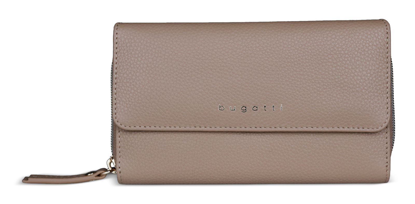 bugatti Emilia Ladies Long Wallet With Flap Sand