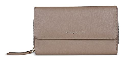 bugatti Emilia Ladies Long Wallet With Flap Sand