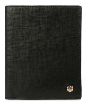 bugatti Roccia Upright Wallet with flap Black bugatti Roccia Upright Wallet with flap Black