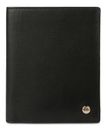 bugatti Roccia Upright Wallet with flap Black bugatti Roccia Upright Wallet with flap Black