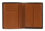 bugatti Roccia Upright Wallet with flap Black bugatti Roccia Upright Wallet with flap Black