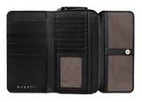 bugatti Emilia Ladies Long Wallet With Flap Black