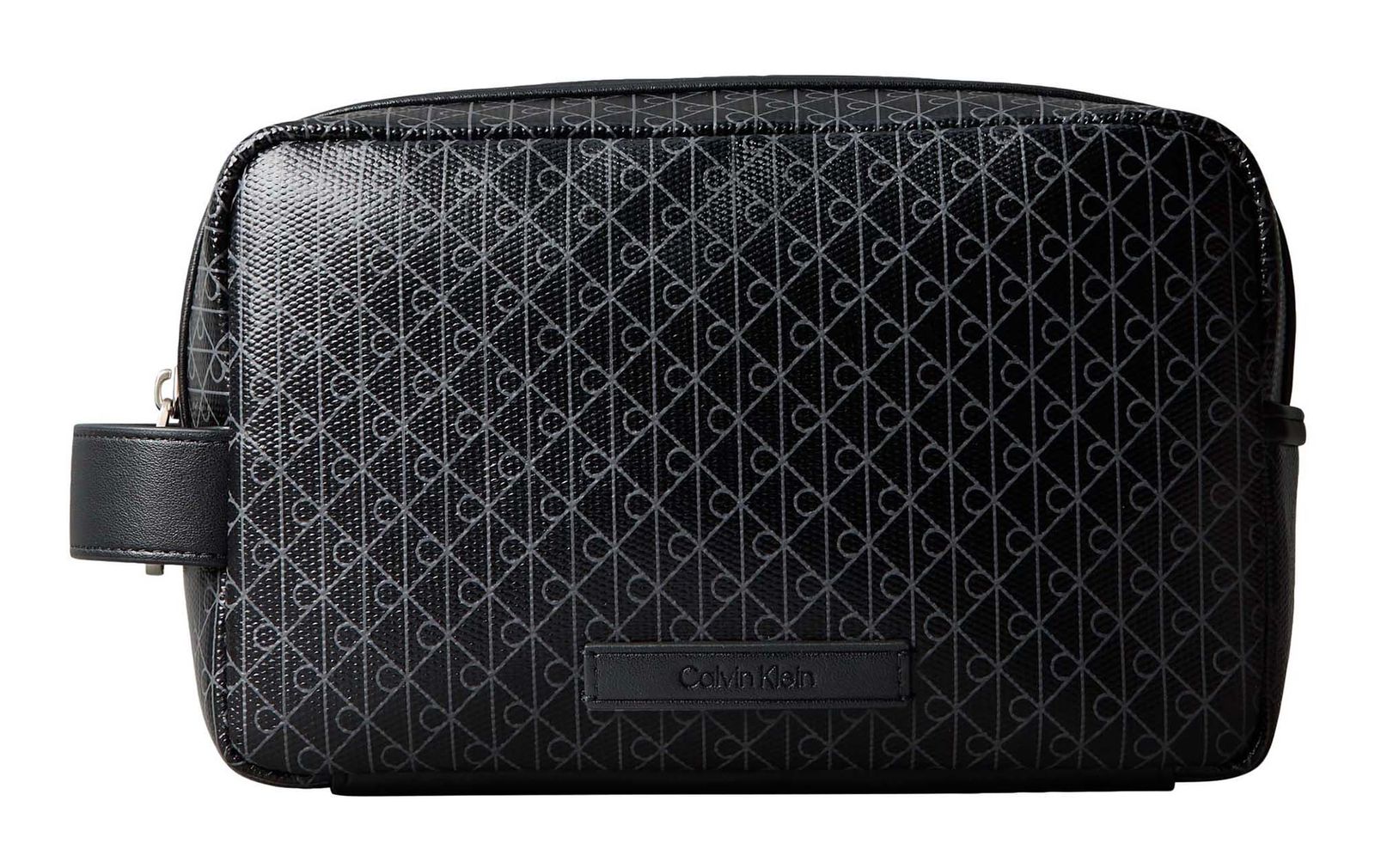 Calvin Klein Emblem Coated Dopp Kit Black
