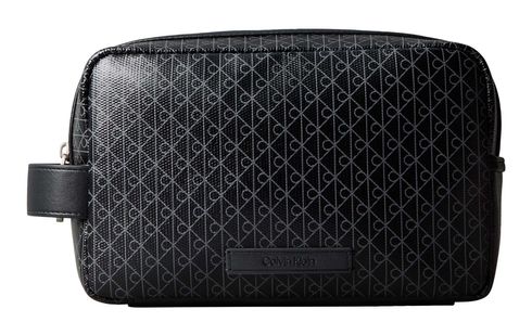 Calvin Klein Emblem Coated Dopp Kit Black