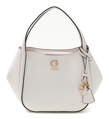 GUESS Coleen Satchel S Cream White