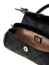 GUESS Diana Mini Top Handle Flap Black Logo