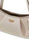 GUESS Amorette Shoulder Satchel Cream White