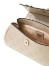 GUESS Diana Mini Top Handle Flap Light Taupe Logo