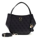 GUESS Coleen Logo Satchel S Coal Logo